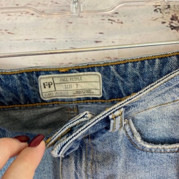 NWT Free People Side Stripe Mini Skirt - Picture 7 of 11